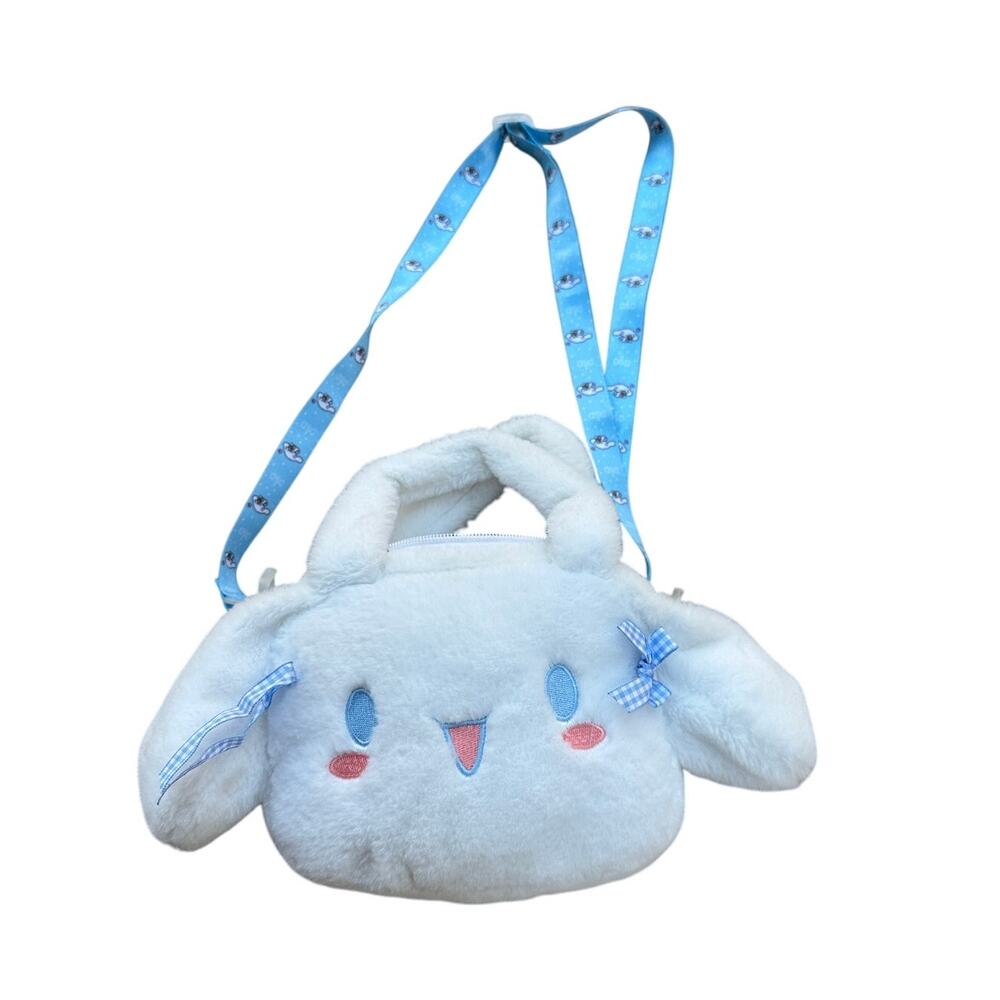 Hello Kitty Cinnamoroll Plush Crossbody Purse